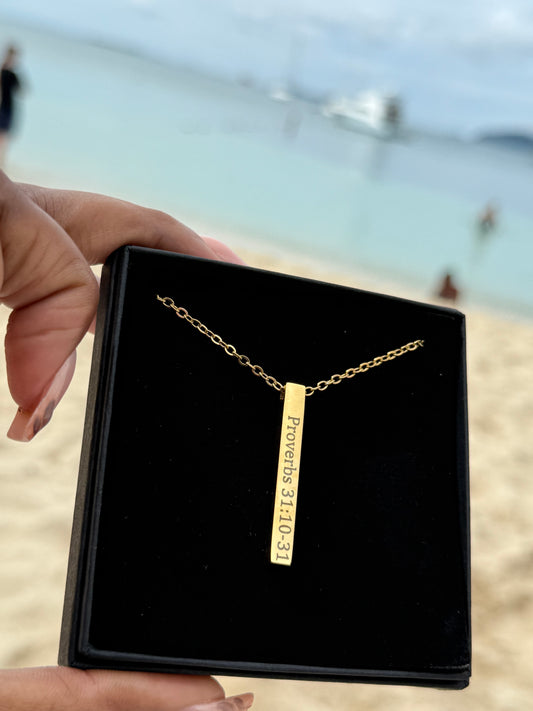 Proverbs 31 Woman Necklace